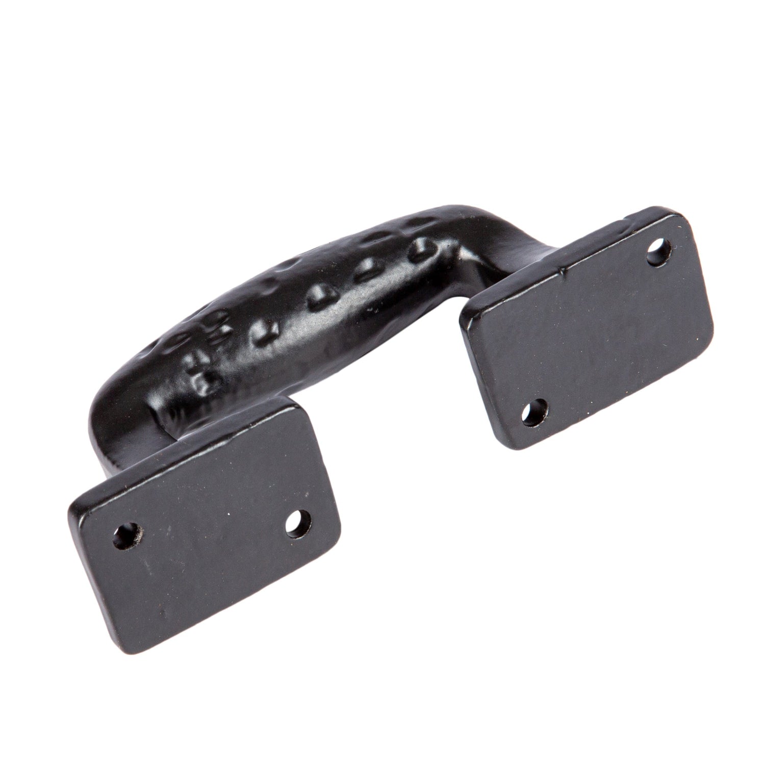 100mm Black Forged Barn Door Handle
