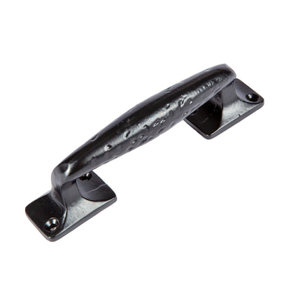 150mm Black Forged Barn Door Handle