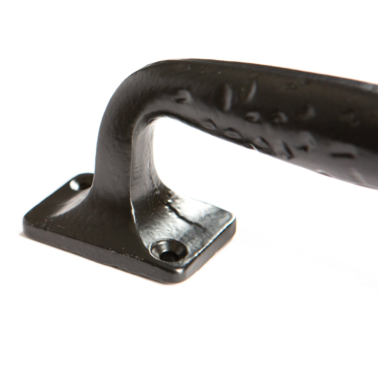 150mm Black Forged Barn Door Handle