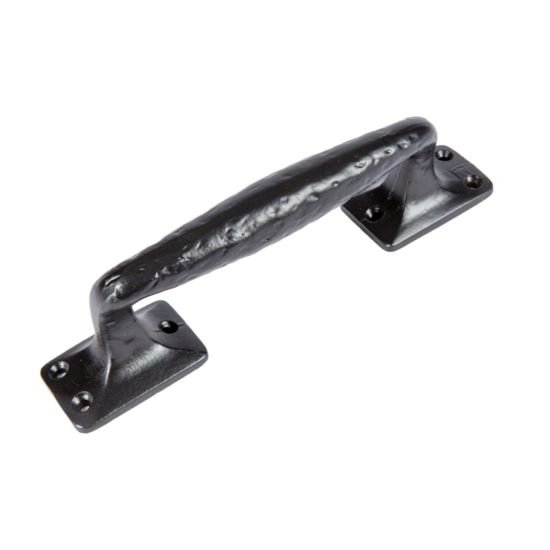 205mm Black Forged Barn Door Handle