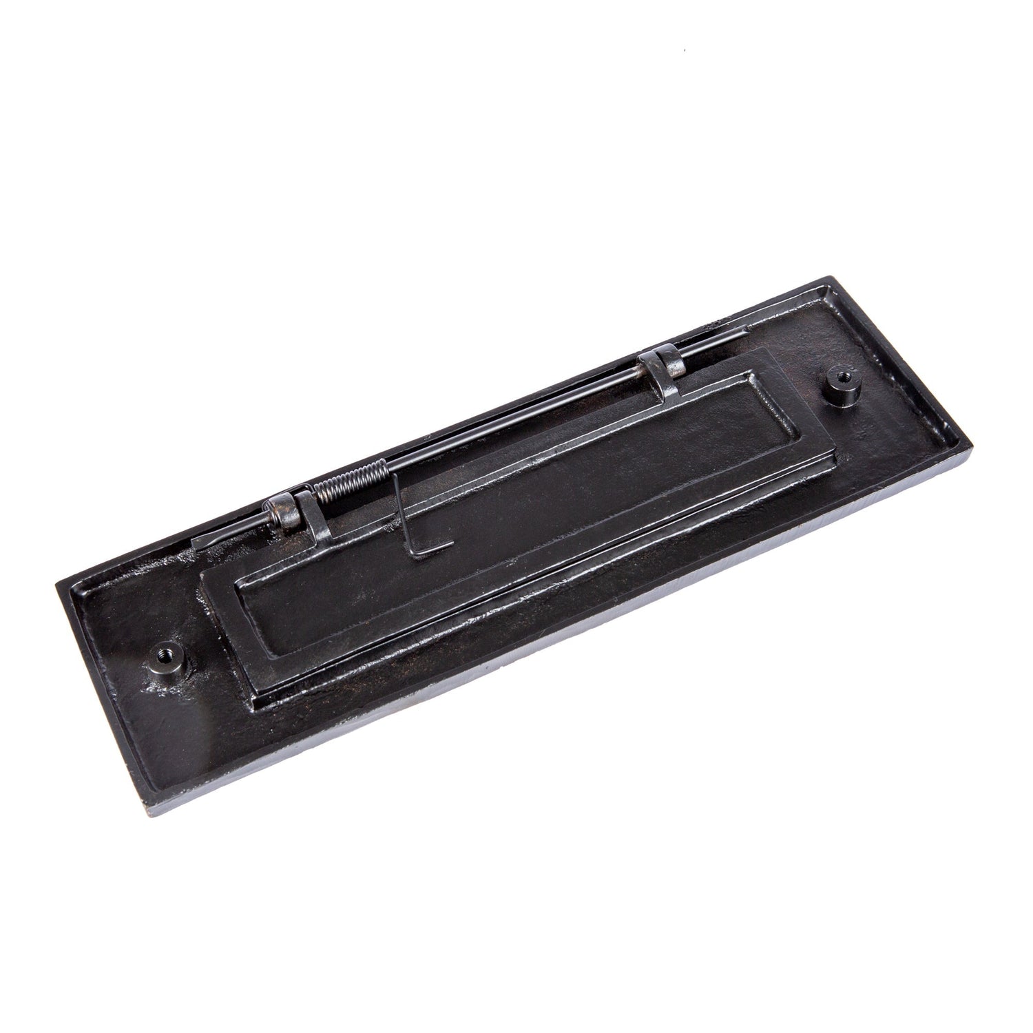 340 x 100mm Black Rustic Letter Plate