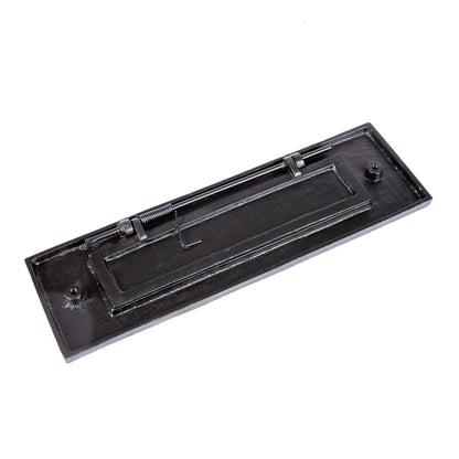 340 x 100mm Black Rustic Letter Plate