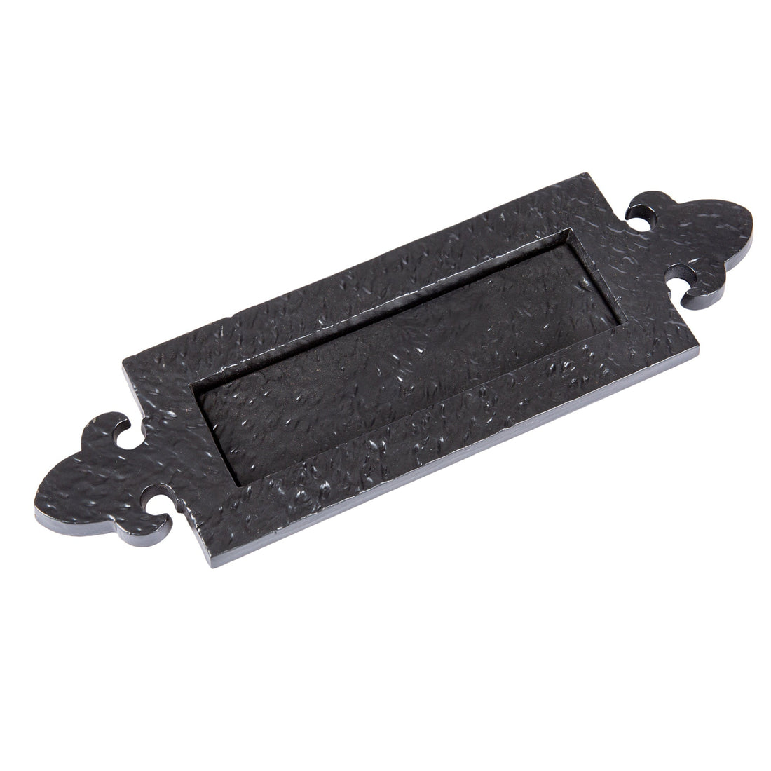 345 x 105mm Black Fleur De Lis Letter Plate