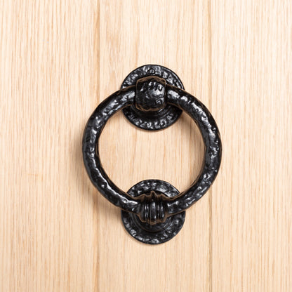 Rustic Door Knocker - H145mm - Black