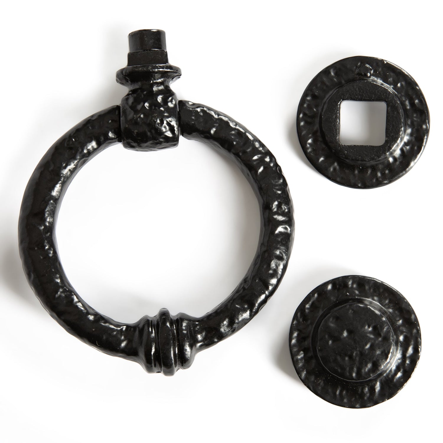Rustic Door Knocker - H145mm - Black