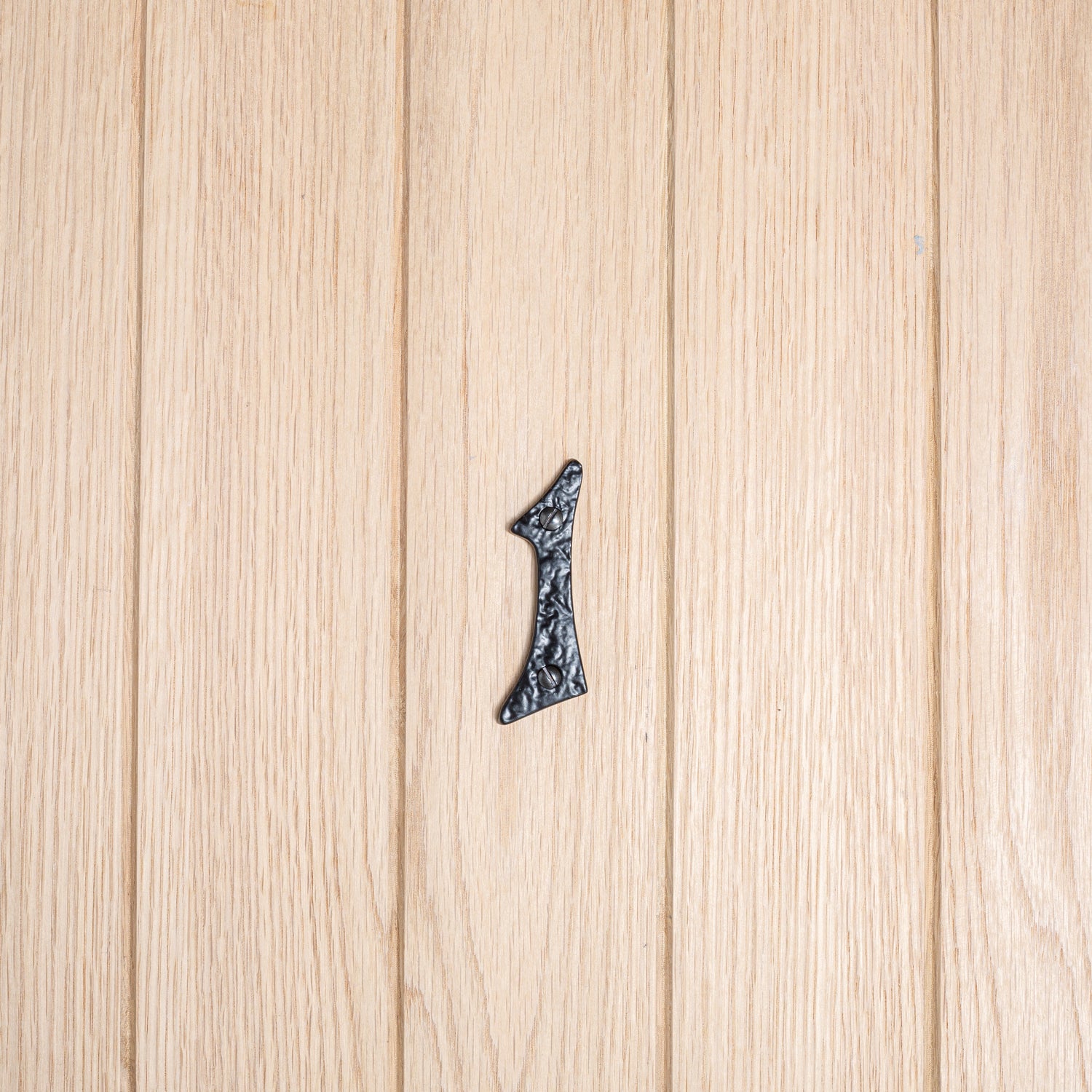 Number 1 80mm Rustic Cast Iron House Number