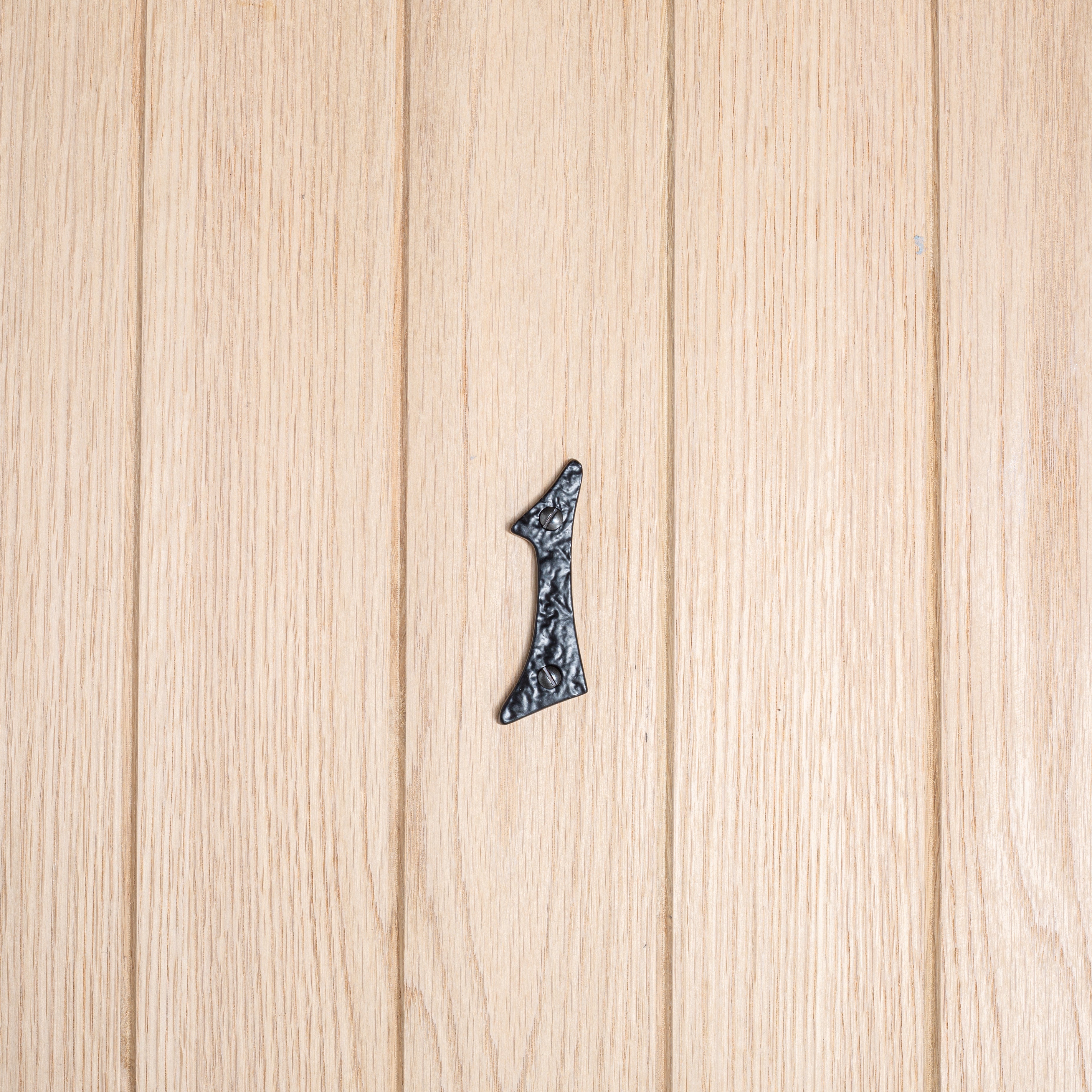 Number 1 80mm Rustic Cast Iron House Number