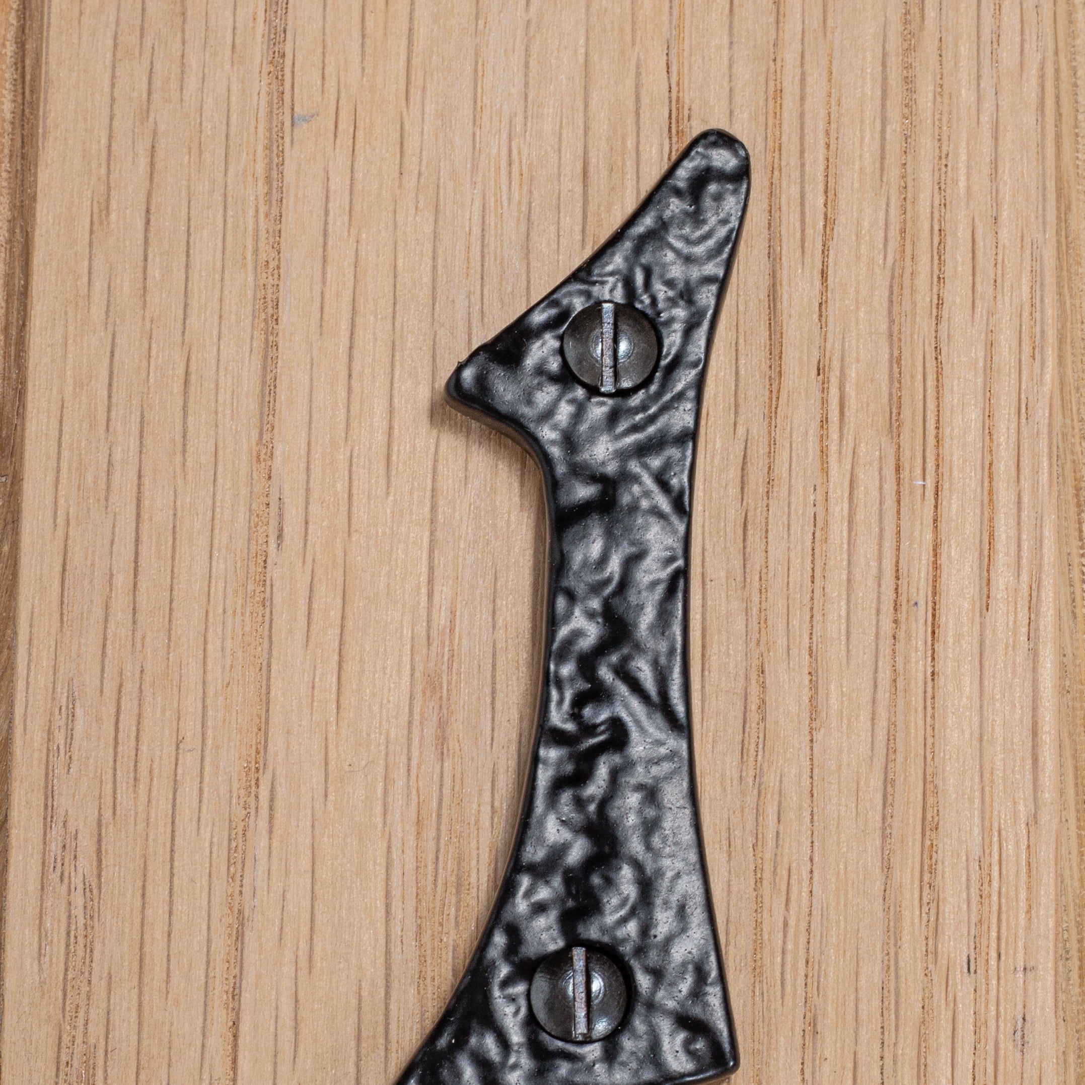 Number 1 80mm Rustic Cast Iron House Number