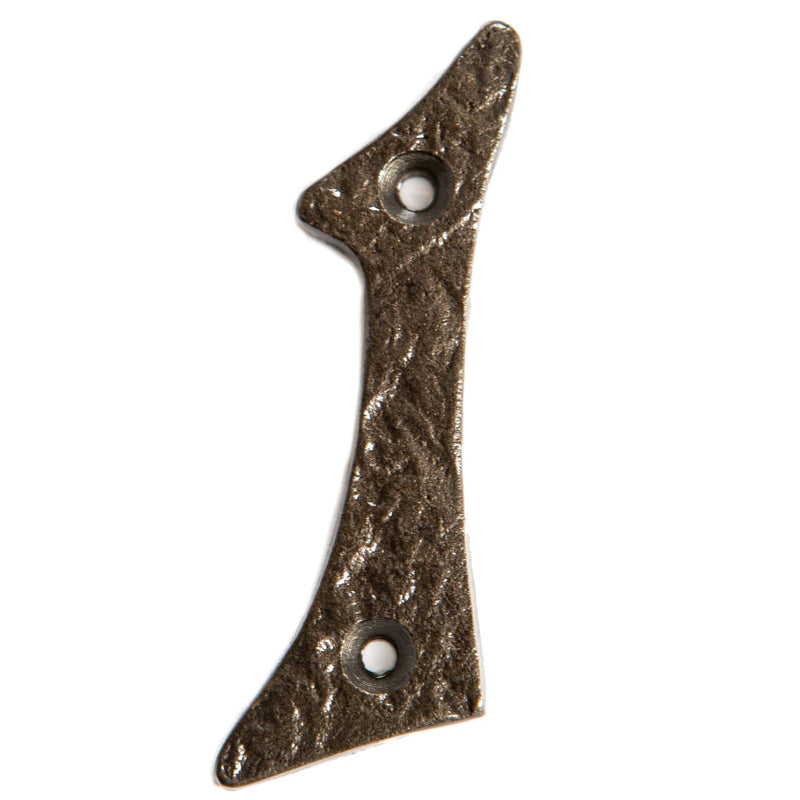 Number 1 80mm Rustic Cast Iron House Number - By Hammer & Tongs