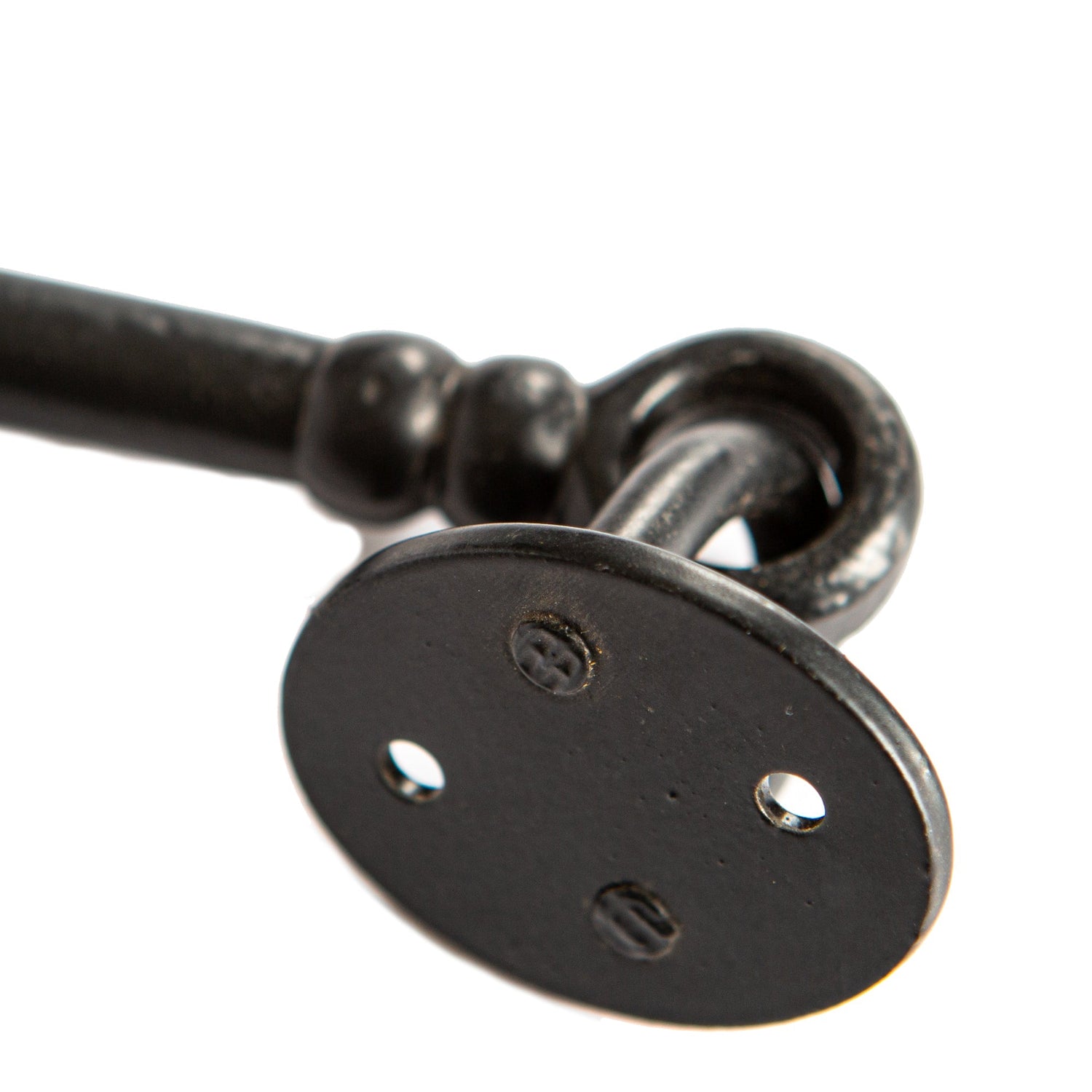 165mm Black Ornate Cabin Hook and Eye