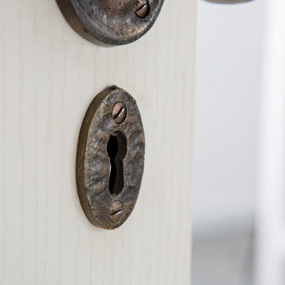Oval Rim &amp; Mortice Door Knob - W60mm