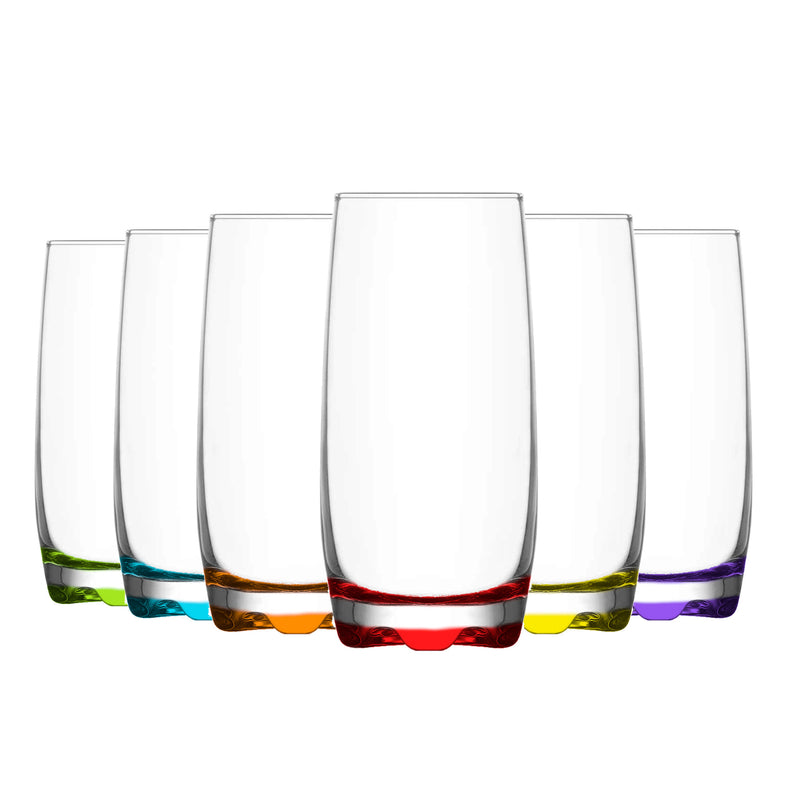 Adora 390ml Multicolour Highball Glass - By LAV