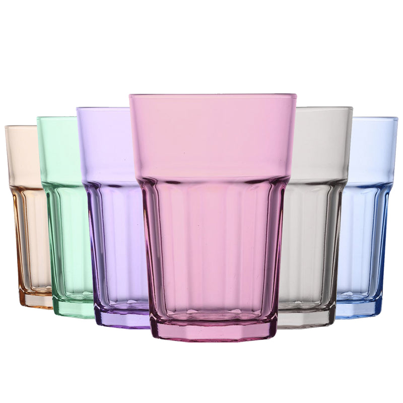 365ml Multicolour Aras Highball Cocktail Glass - By LAV