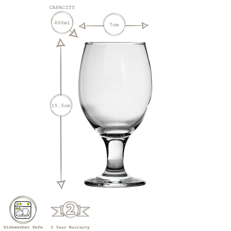 Rink Drink Beer and Ale Craft Glasses - 400ml