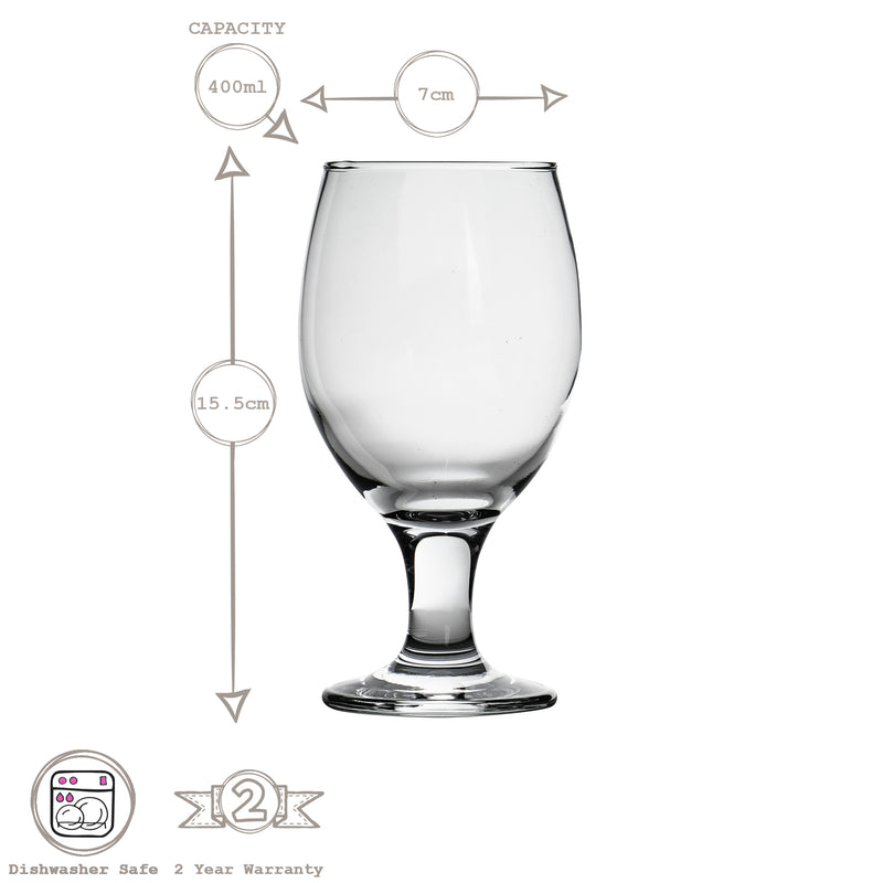 Rink Drink Craft Beer / Ale Glasses - 400ml - Pallet of 1056