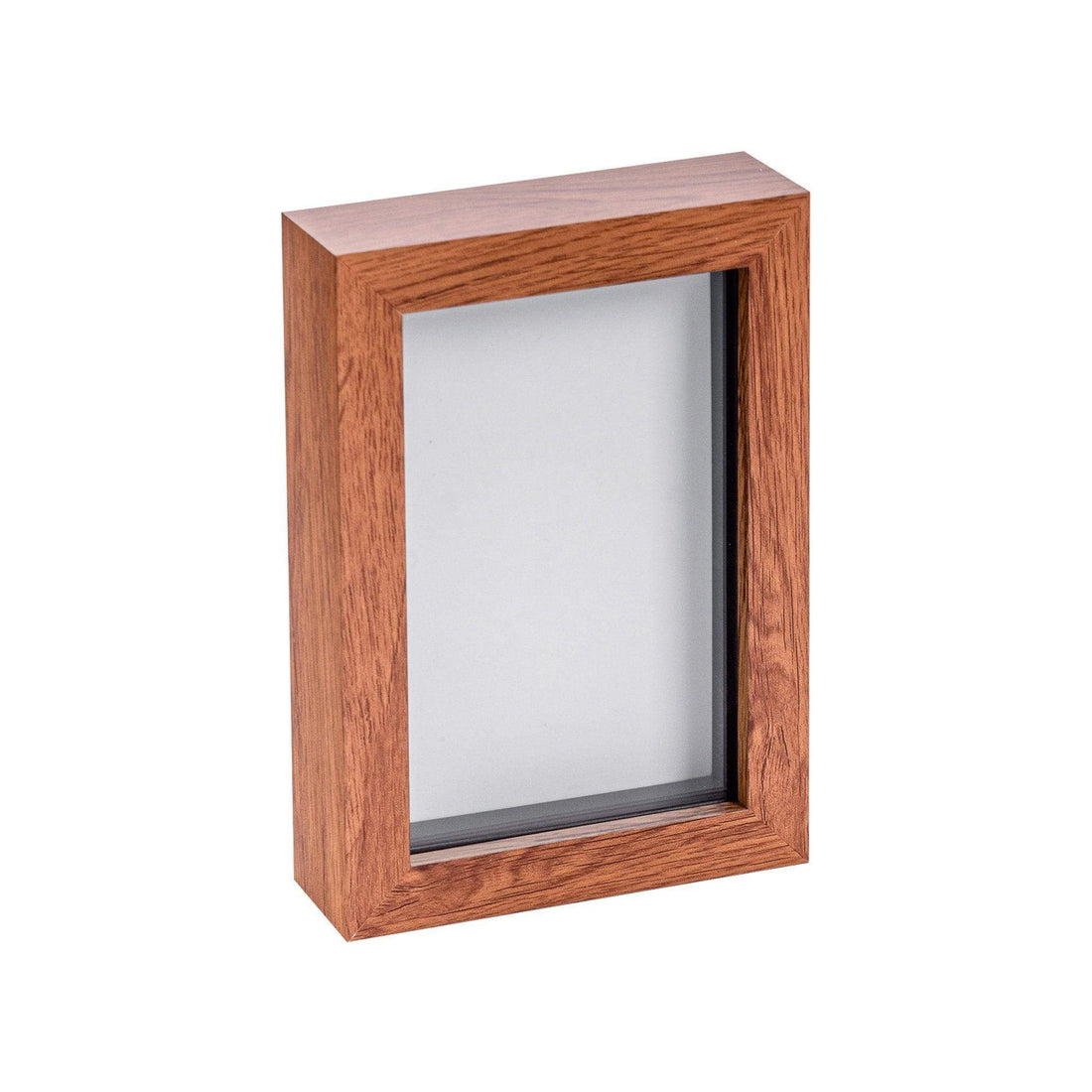 Nicola Spring Box Photo Frame - 4x6 - Dark Wood