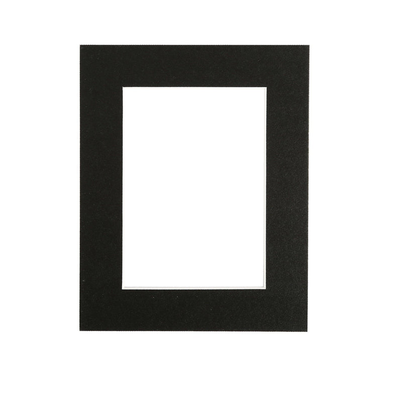 Nicola Spring Picture Mount for 8 x 10 Frame | Photo Size 5 x 7 - Black