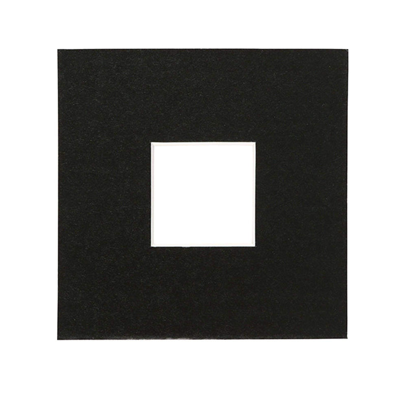 Nicola Spring Picture Mount for 6 x 6 Frame | Photo Size 2 x 2 - Black