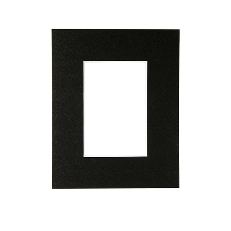 Nicola Spring Picture Mount for 8 x 10 Frame | Photo Size 4 x 6 - Black
