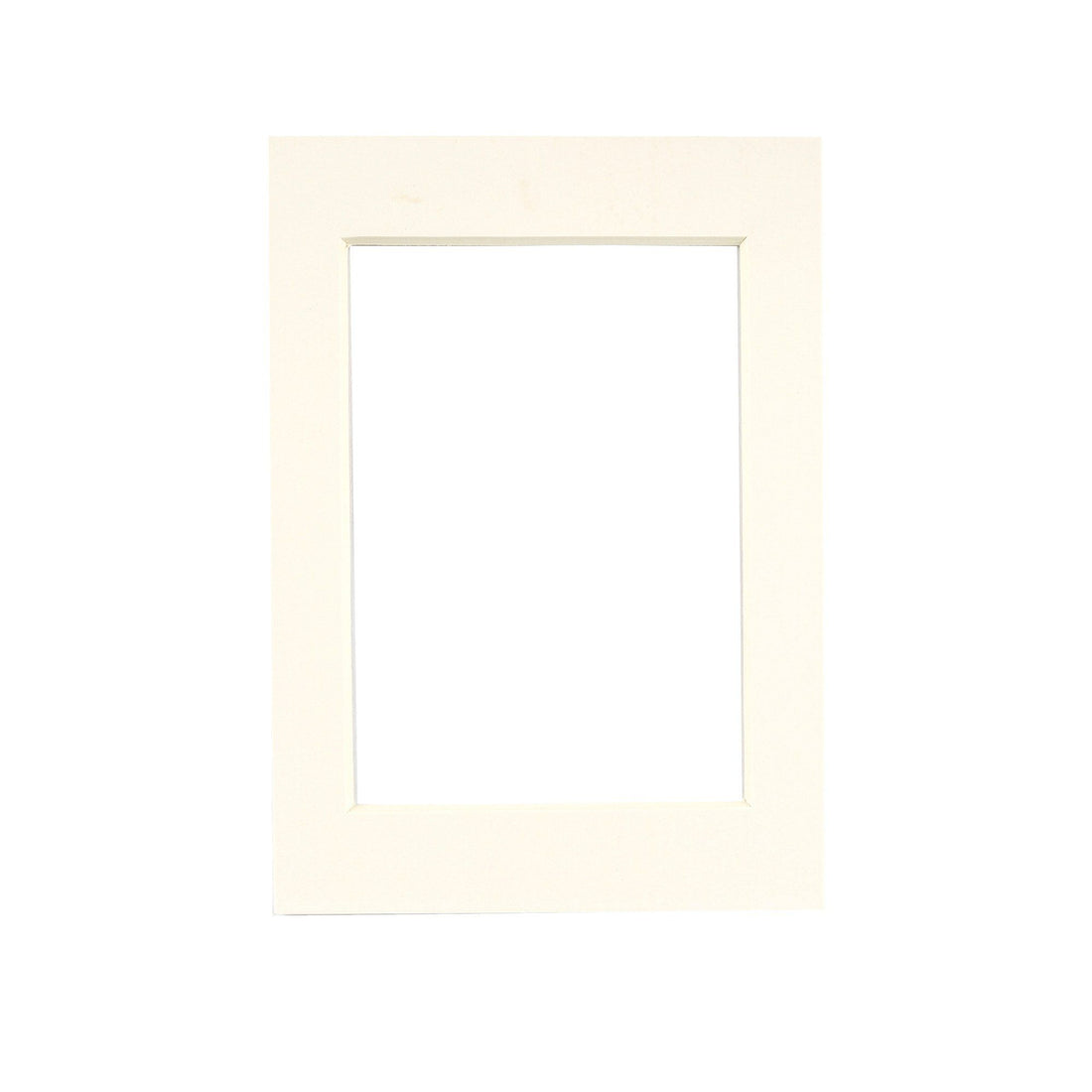 Nicola Spring Picture Mount for 5 x 7 Frame | Photo Size 3.5 x 5 - Ivory