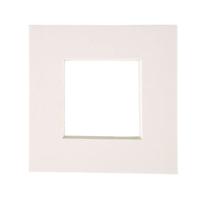 Nicola Spring Picture Mount for 4 x 4 Frame | Photo Size 2 x 2 - Ivory