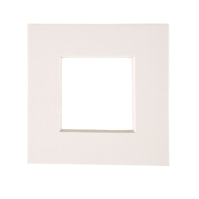 Nicola Spring Picture Mount for 4 x 4 Frame | Photo Size 2 x 2 - Ivory