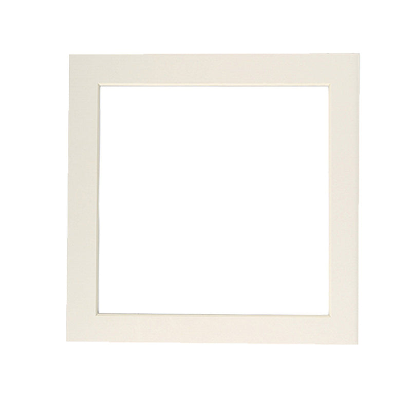 Nicola Spring Picture Mount for 8 x 8 Frame | Photo Size 6 x 6 - Ivory