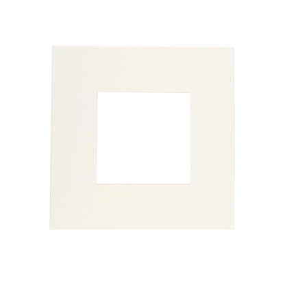 Nicola Spring Picture Mount for 8 x 8 Frame | Photo Size 4 x 4 - Ivory