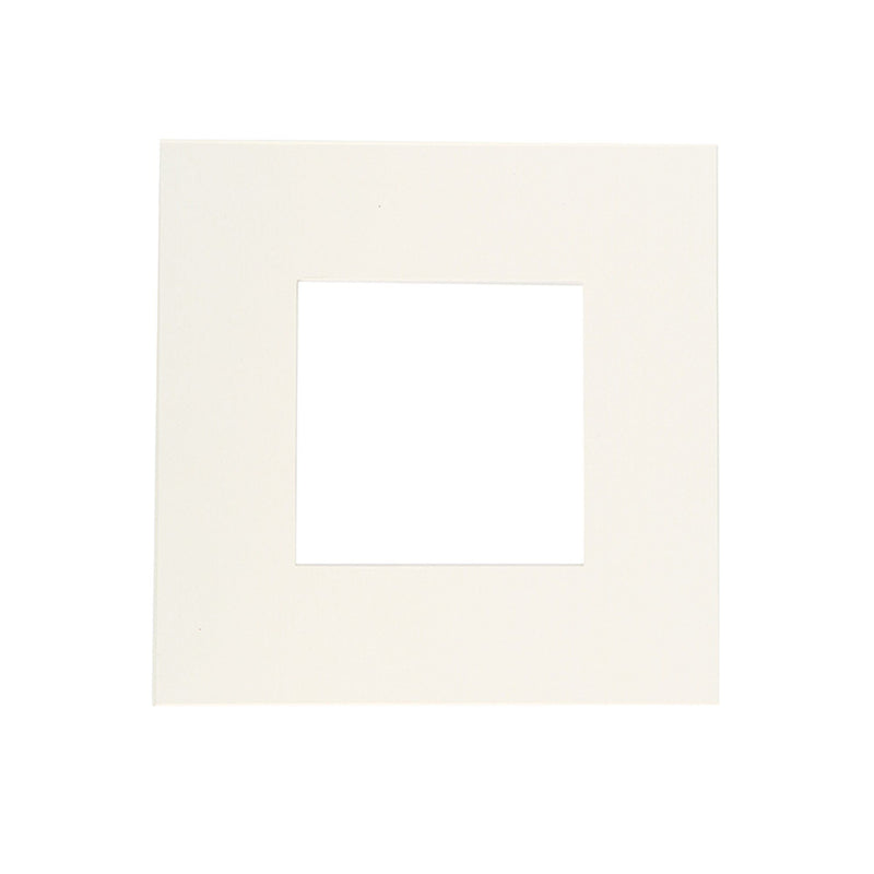 Nicola Spring Picture Mount for 8 x 8 Frame | Photo Size 4 x 4 - Ivory