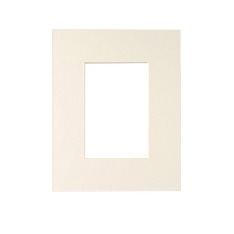 Nicola Spring Picture Mount for 8 x 10 Frame | Photo Size 4 x 6 - Ivory