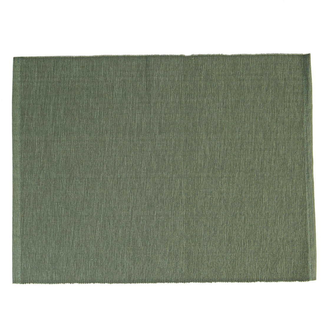 Ribbed Cotton Placemat - Green