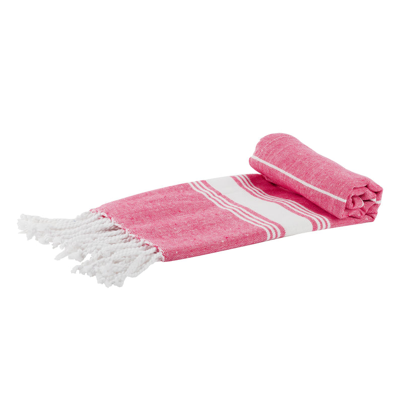 Nicola Spring Kids Turkish Beach Towel - Pink