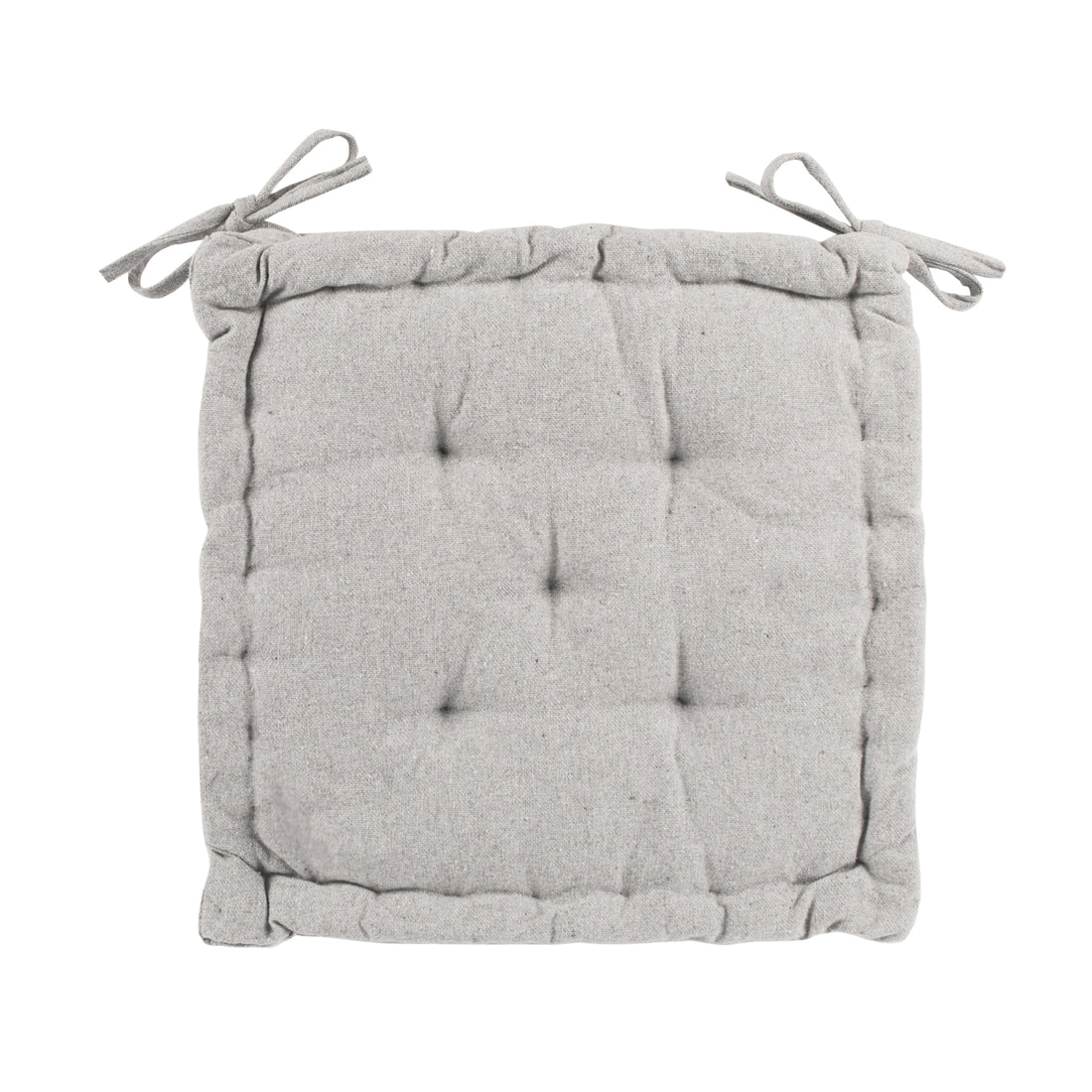 Nicola Spring French Mattress Dining Chair Cushion - Grey