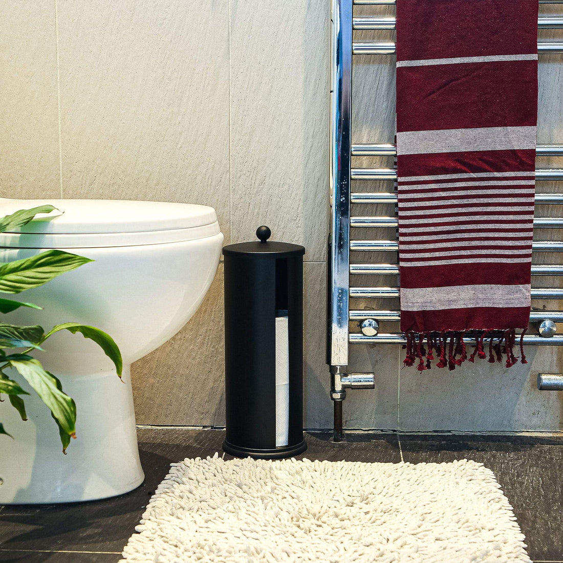 Nicola Spring Deluxe Turkish Cotton Towel - Burgundy