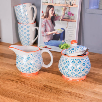 Nicola Spring China Milk Jug and Sugar Bowl