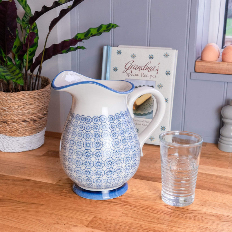 Nicola Spring Large Patterned Vase Water Jug