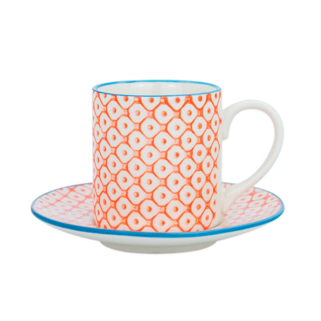 Nicola Spring Espresso Cups and Saucers