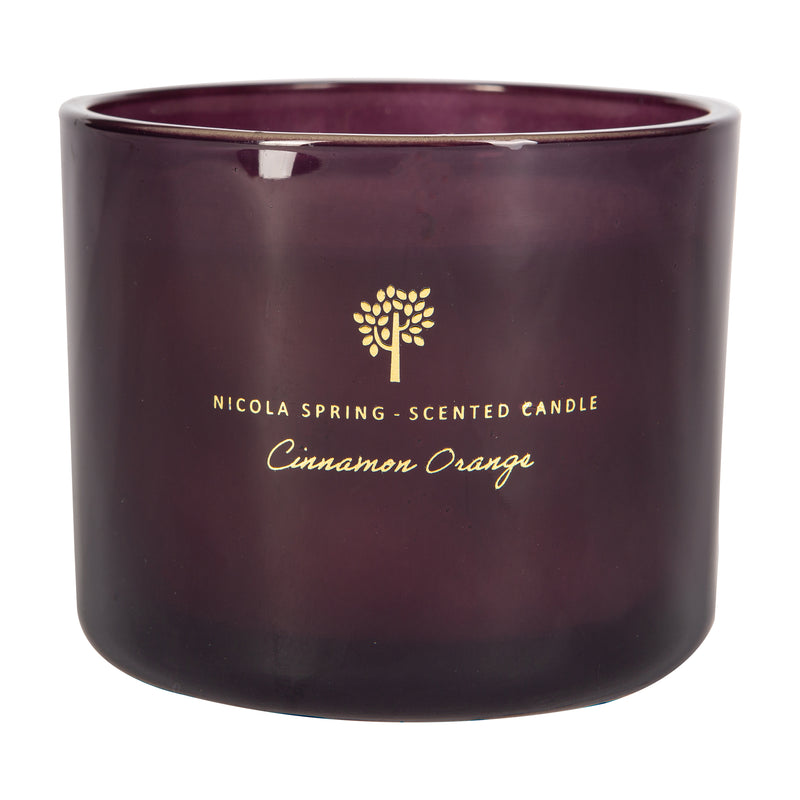 300g Cinnamon & Orange Soy Wax Scented Candle - By Nicola Spring