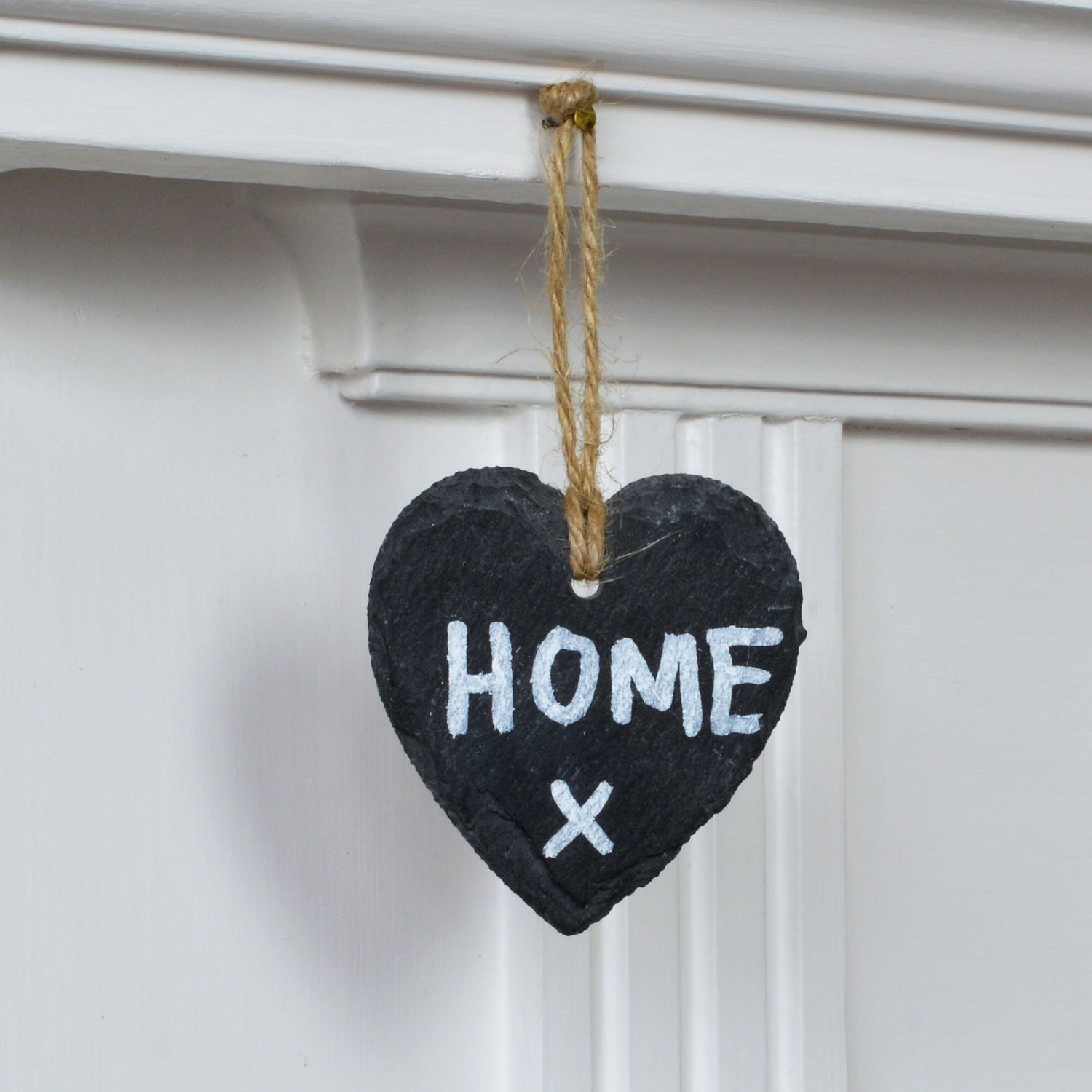 Nicola Spring Hanging Heart Slate Tag