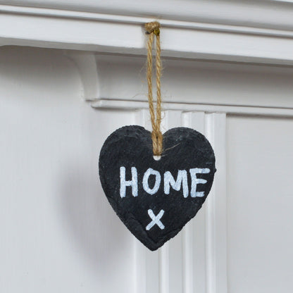 Nicola Spring Hanging Heart Slate Tag