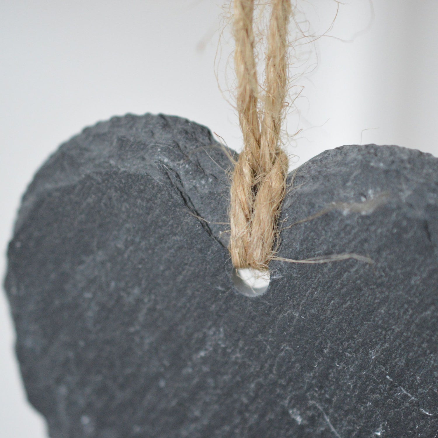 Nicola Spring Hanging Heart Slate Tag