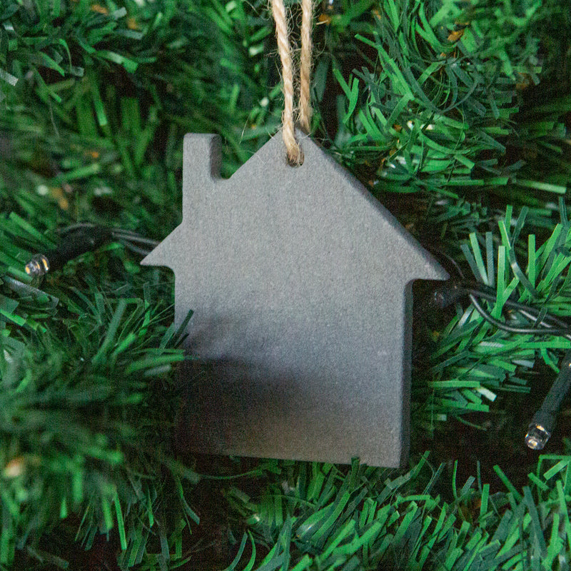 Nicola Spring Christmas Tree Hanging Slate Decoration - House Design