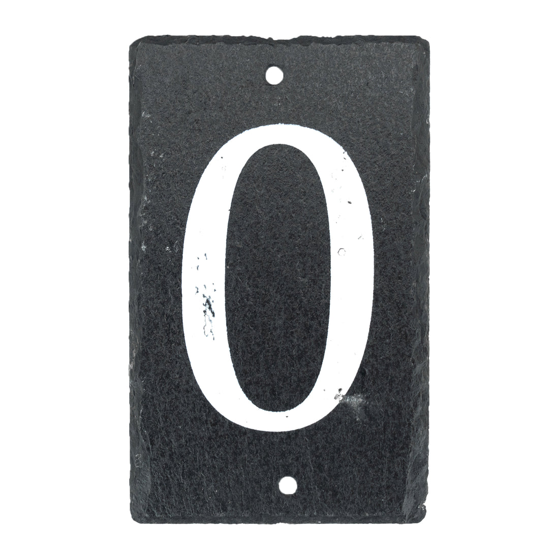 Nicola Spring Natural Slate House Sign - Number 0