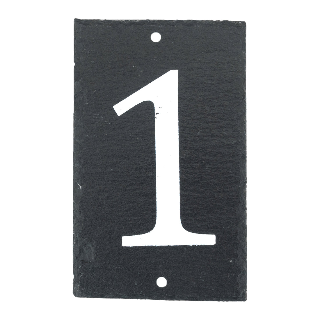 Nicola Spring Natural Slate House Sign - Number 1