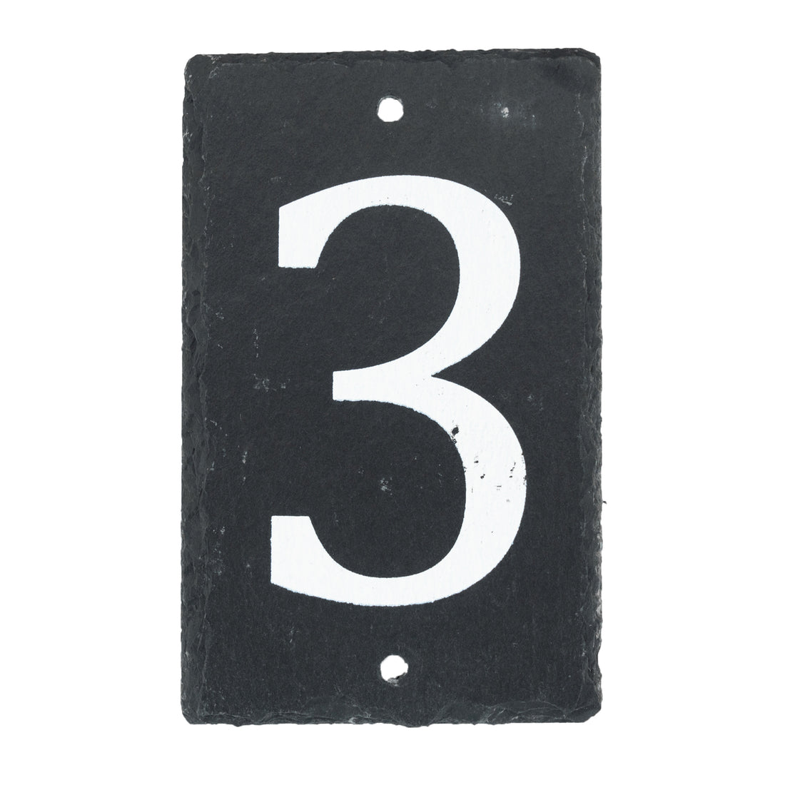 Nicola Spring Natural Slate House Sign - Number 3