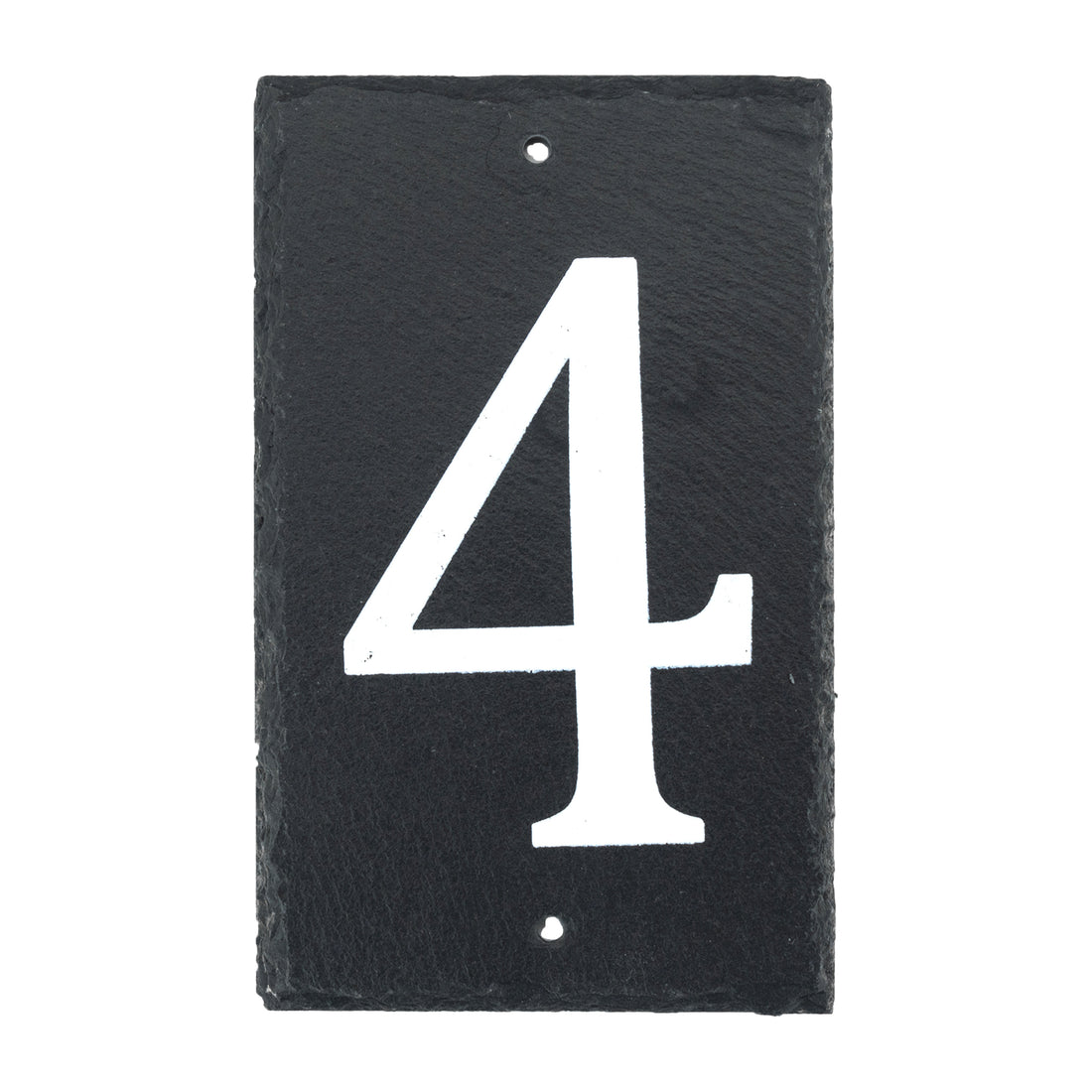 Nicola Spring Natural Slate House Sign - Number 4