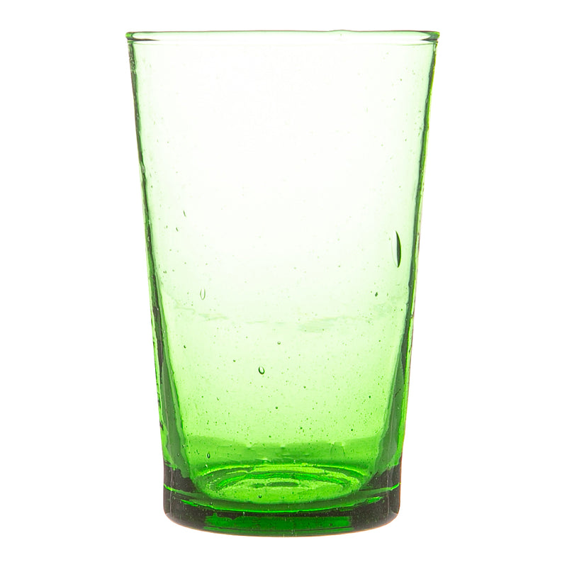 Nicola Spring Meknes Recycled Highball Glass - 325ml - Green