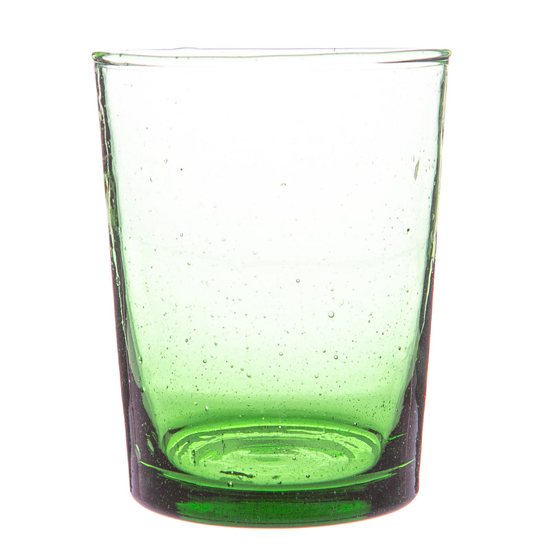 Nicola Spring Meknes Recycled Tumbler Glass - 215ml - Green