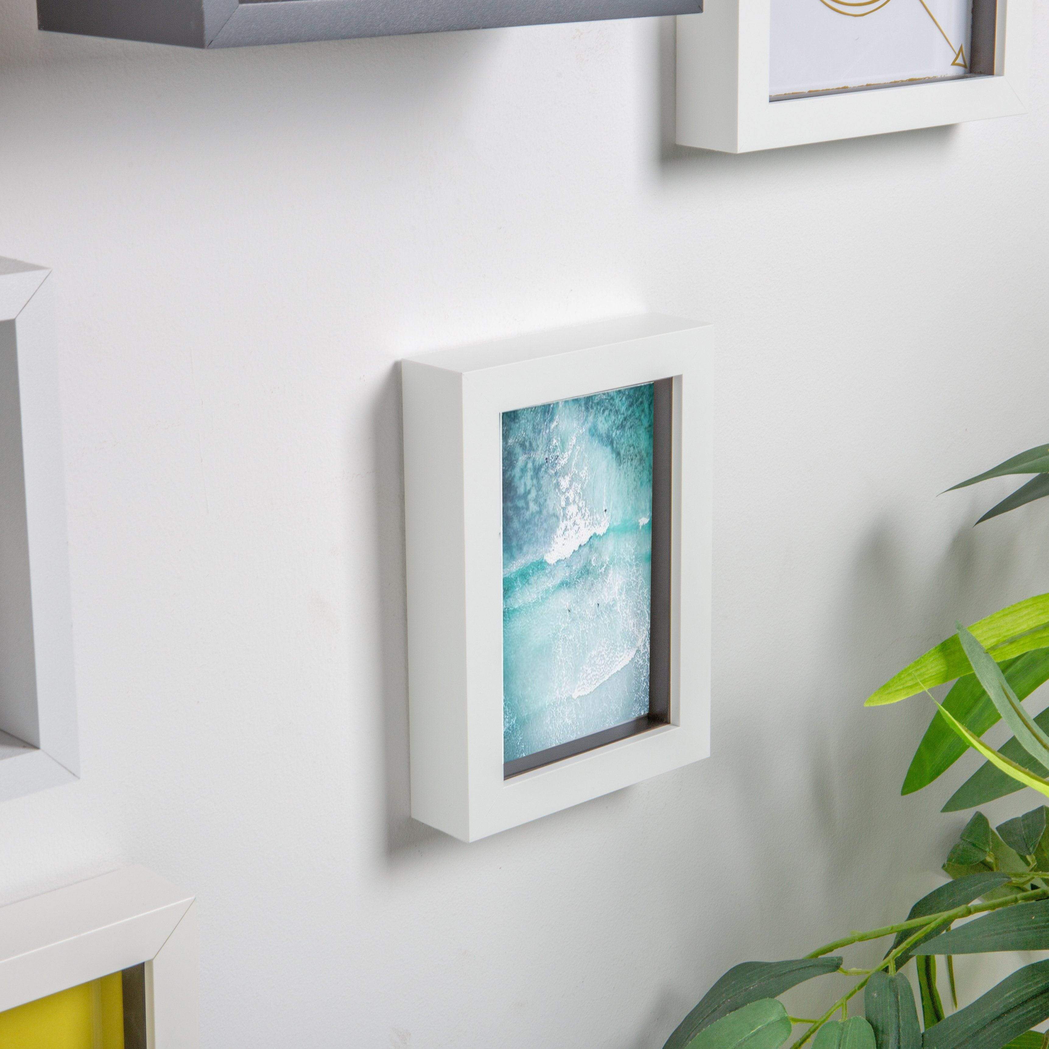 Nicola Spring Box Photo Frame - 4x6 - White