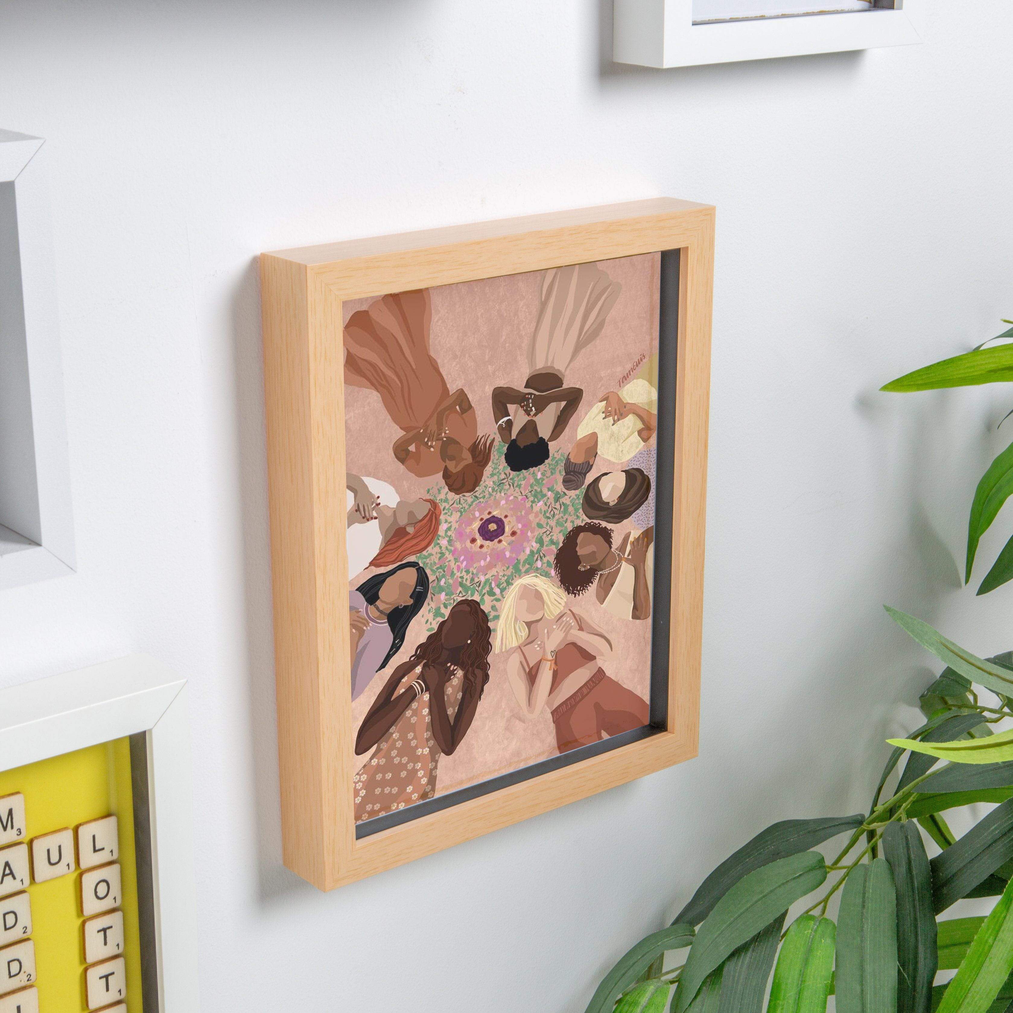 Nicola Spring Box Photo Frame - 8x10 - Light Wood